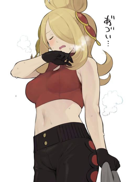  cynthia and cynthia pokemon and 2 more drawn by ikuchan kaoru 6e1cc002b4a9ddaaa8ad44b8b9b797ec