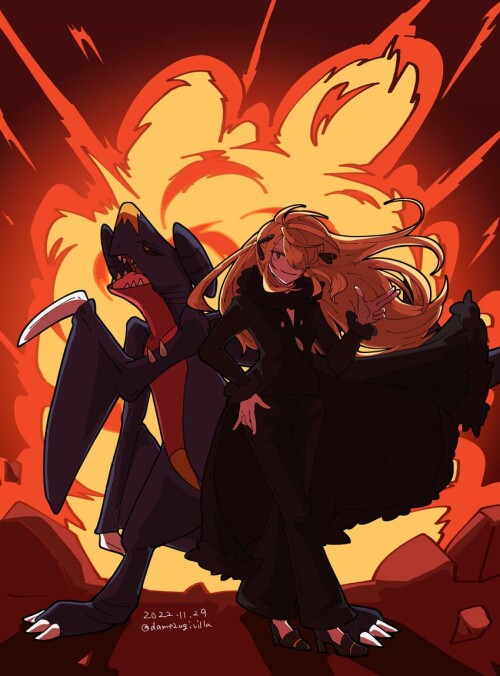 cynthia and garchomp pokemon and 2 more drawn by dame2ugivilla sample bbe2cd5ba2ffd137da3a43d24e620
