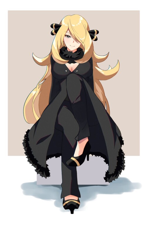 cynthia pokemon and 2 more drawn by sylux sample c11da0269551b350319c03761499c792