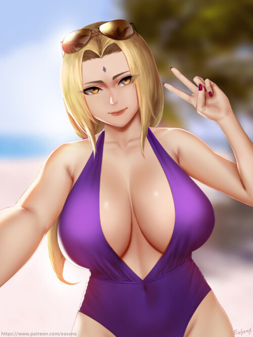  tsunade naruto and 1 more drawn by easonx 0c661435107331abad8c72aa2a2a2fcc