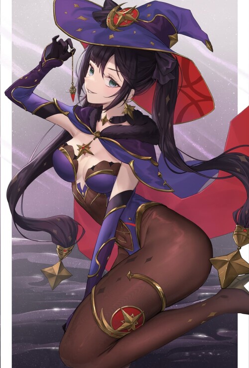  mona genshin impact drawn by idasu hyun9164 sample c0af89f7bb1513de002fc8c6b14ad2e3