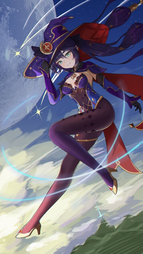  mona genshin impact drawn by wuyayumao crow sample 21858299291fe35042b44a36b04cf798