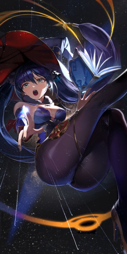  mona genshin impact drawn by kawa683 sample d644a65132d77f33b7917ec6e9e9c139