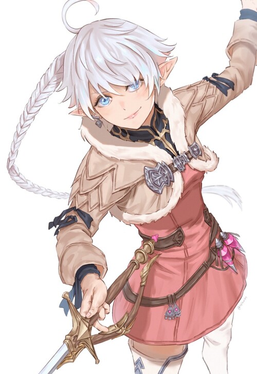  alisaie leveilleur final fantasy and 1 more drawn by 45liza109 sample f41319fc163ccebda93a309cd5f11