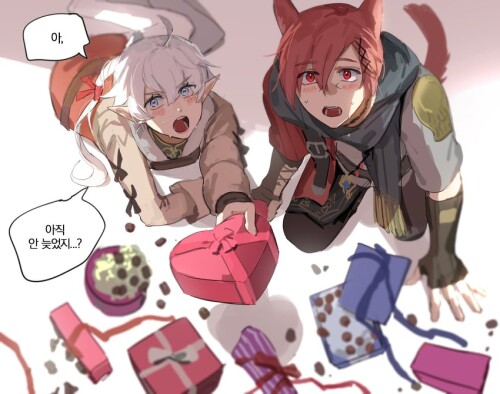  g raha tia and alisaie leveilleur final fantasy and 1 more drawn by pleasebemine00 sample 24310c386