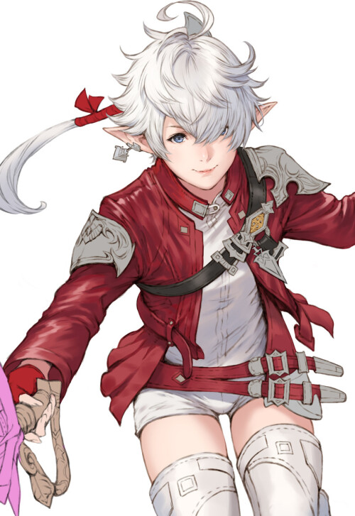  red mage and alisaie leveilleur final fantasy and 1 more drawn by makimura shunsuke sample 09f468f2