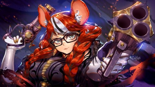  hakos baelz and bayonetta hololive and 3 more drawn by empikuro sample fc323ccbeb5d77f34522fe49de58