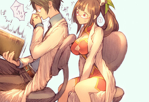  litchi faye ling arakune and lao jiu blazblue drawn by ichihashi makoto 2afbd3eec4ce39d3a806f2290a8