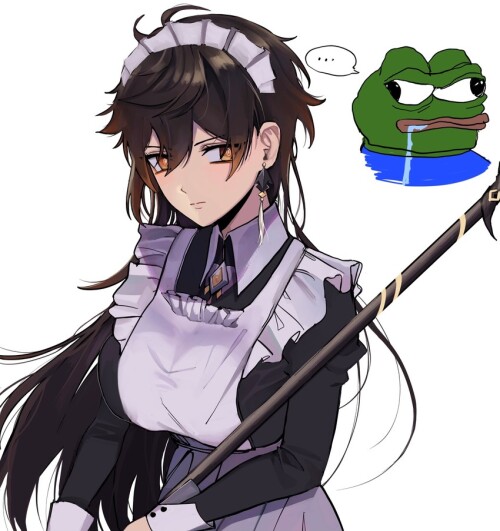  zhongli and pepe the frog genshin impact and 1 more drawn by mora moraippai sample 3849dedb4b2f12e5