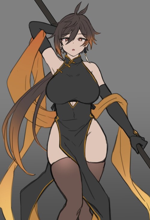  zhongli genshin impact drawn by takanaru sample 1e05b005328319c91e2209e7fc6c13f2