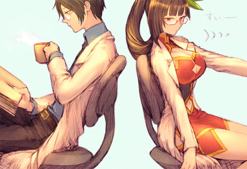  litchi faye ling arakune and lao jiu blazblue drawn by ichihashi makoto ce7fc2bcbb09b68c94421908e20