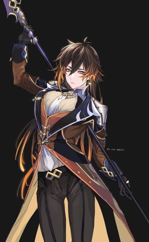  zhongli genshin impact drawn by zizgenka sample 345ed45ebccfc2de988099e8fe63741e