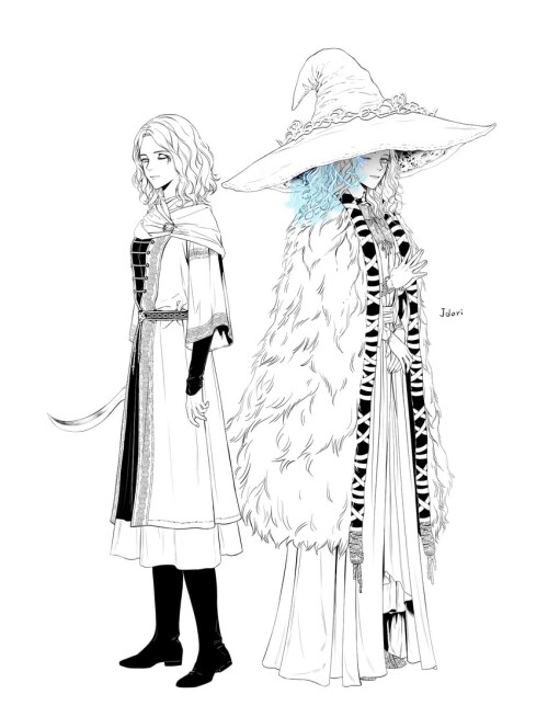 ranni the witch and melina elden ring drawn by jdori sample b10da4369e286ac37ab7d04d43e7b167