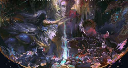  y shtola rhul adventurer g raha tia ryne dark knight and 9 more final fantasy and 2 more drawn by c