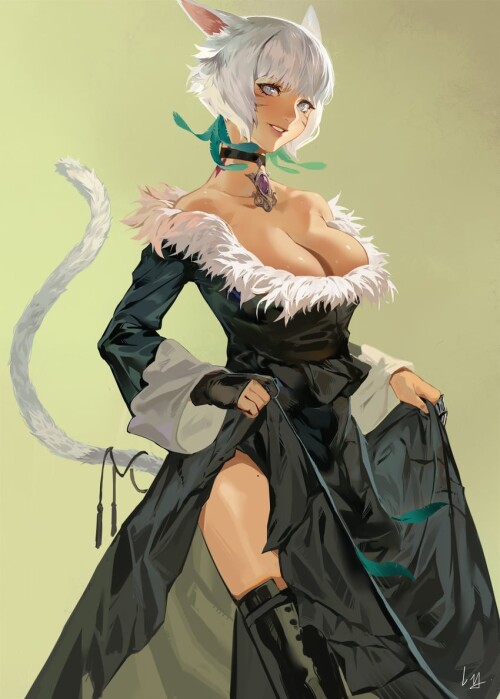  y shtola rhul final fantasy and 1 more drawn by club3 sample 880da5a69503dcbaf5f6c833890e5cb4