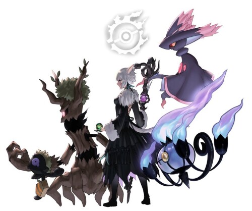 y shtola rhul chandelure mismagius trevenant and galarian yamask pokemon and 2 more drawn by potion