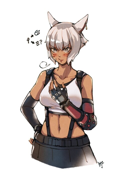  tifa lockhart and y shtola rhul final fantasy and 3 more drawn by hjz artemi sample 00162ee3323509f