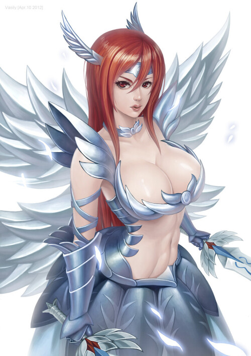  erza scarlet fairy tail drawn by vasily run211 5a9a2b2ac74f1374fd5bb22339ce9226