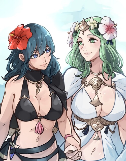  byleth byleth rhea byleth and rhea fire emblem and 2 more drawn by kokomi aniesuakkaman sample 952e