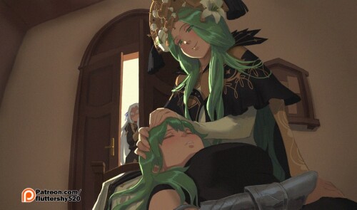  byleth byleth edelgard von hresvelg rhea and enlightened byleth fire emblem and 1 more drawn by gre