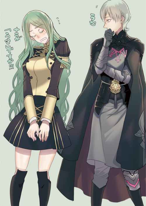  byleth byleth rhea and enlightened byleth fire emblem and 1 more drawn by masakikazuyoshi a77487f4f