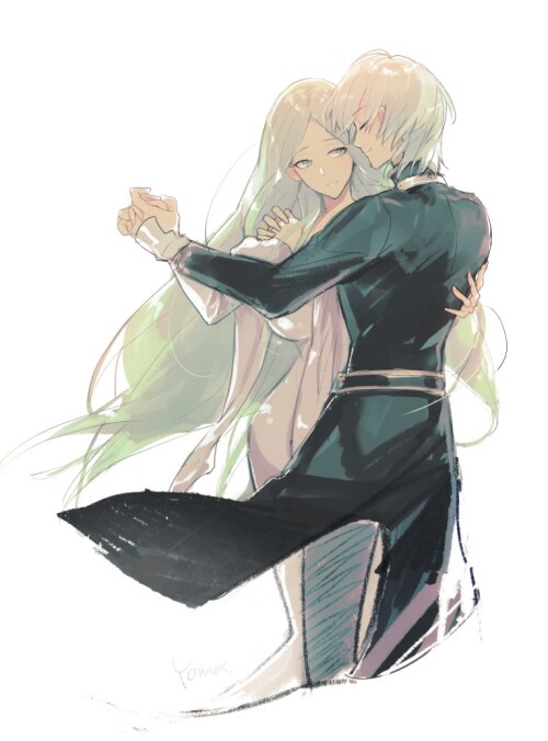 byleth byleth and rhea fire emblem and 1 more drawn by yomusugara uzo muzo 800f4e1354c0593f19dba5bf
