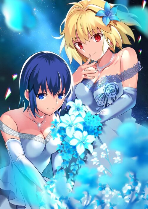  arcueid brunestud and ciel tsukihime and 1 more drawn by mashimaro tabetai sample 29dac252d7b616824