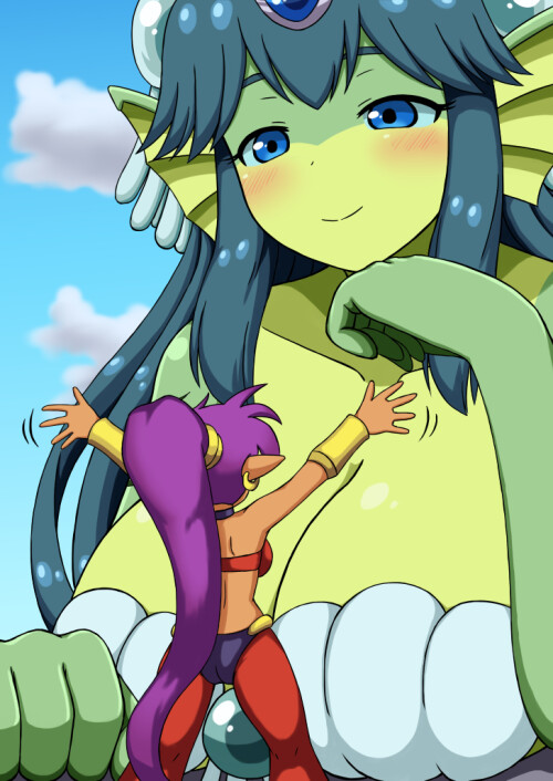  shantae and giga mermaid shantae and 1 more drawn by johnny seek as 1990sp a1c3cec4d161d8b6267c8e7a