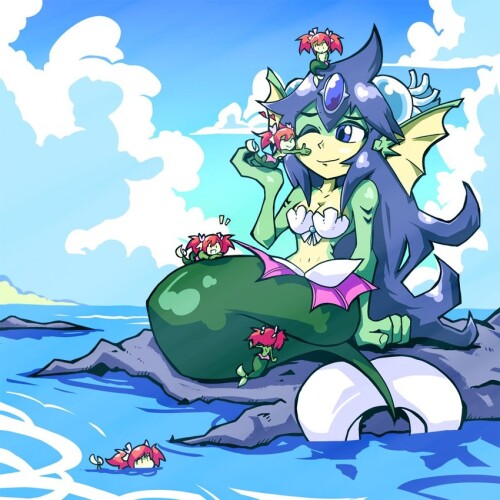  giga mermaid shantae and 1 more drawn by setz sample 61679de0535dcb1525ae939481a0aa0a