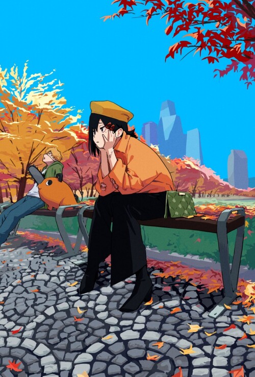  denji higashiyama kobeni and pochita chainsaw man drawn by some1else45 51b209f225ea5e568ed229f70cf5