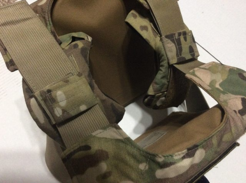 ballistic nape pad as sub-clavicle shoulder armor