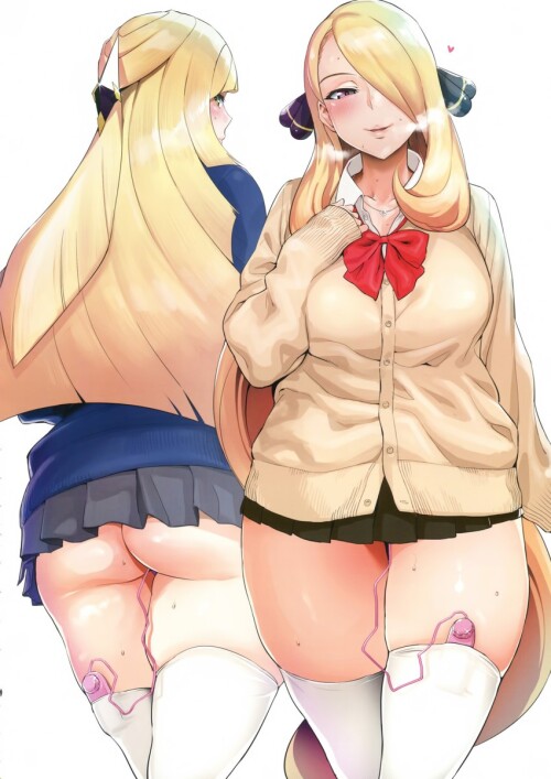  cynthia and lusamine pokemon and 3 more drawn by ikuchan kaoru sample 8f51c9f458f234fdf3ea08160f013