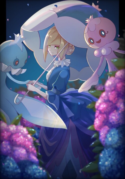  lusamine frillish jellicent frillish frillish and 1 more pokemon and 2 more drawn by ssn sasa8u9r s