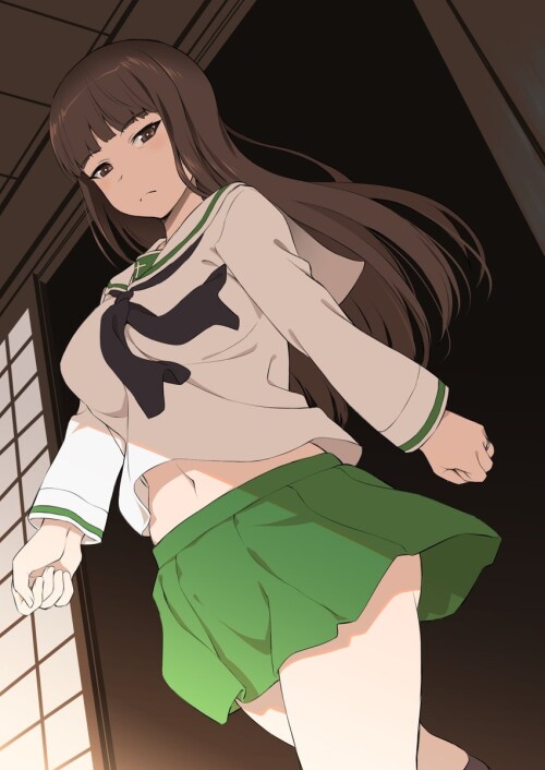  nishizumi shiho girls und panzer drawn by inu aerodog sample 13befb808619cddb1f5cc335284112bb