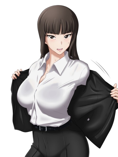  nishizumi shiho girls und panzer drawn by metal man10 sample 2a053c8397858211b13cf96d7b20d08e