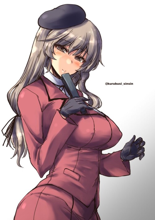  shimada chiyo girls und panzer drawn by shinshin 585eeaaa8bb13f495af3ccf321c80e9e