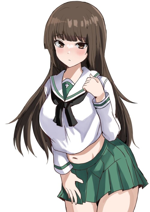  nishizumi shiho girls und panzer drawn by suberaku sample 165ae7fe5bc5824a779785a83f1bd585