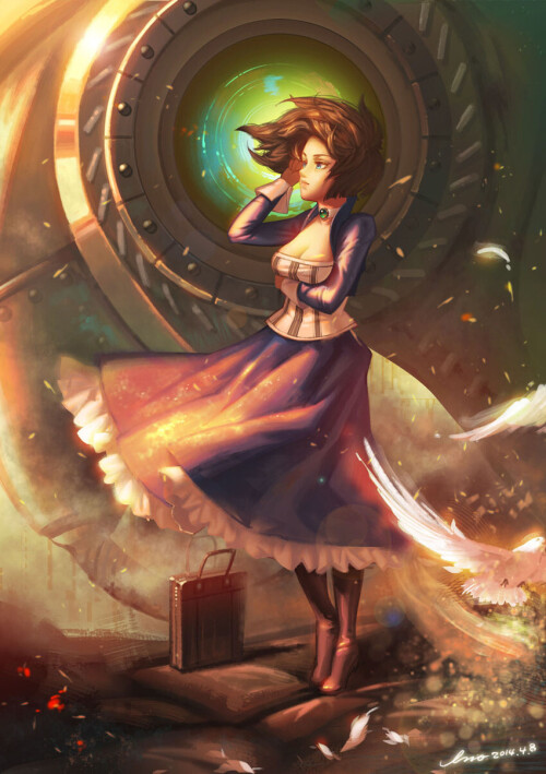  elizabeth and songbird bioshock and 1 more drawn by inoi sample d183fa3a3bd38f8c90ddc8e447eb923e