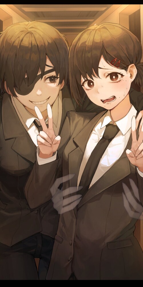 higashiyama kobeni himeno and ghost devil chainsaw man drawn by yogu user rxdx2445 sample 7b4ae9eee