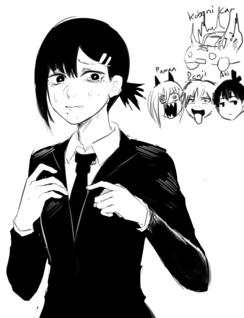  power denji higashiyama kobeni and hayakawa aki chainsaw man drawn by nyxkz sample 7d179f13e5211d9b