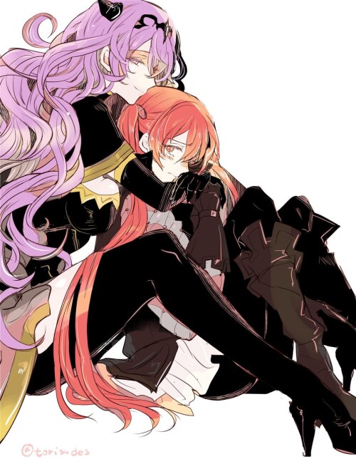  camilla and selena fire emblem and 1 more drawn by torisudesu sample a8c612f4af7da2ae7b6447e95f6570