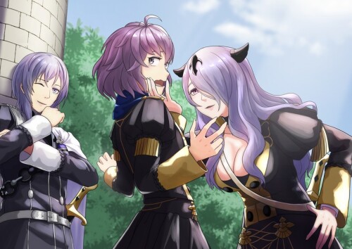  camilla bernadetta von varley and yuri leclerc fire emblem and 2 more drawn by sukkirito rangusan s