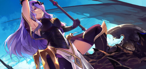  camilla fire emblem and 1 more drawn by baisi shaonian 54a7dc973bfd27e05164ac28cebebdff