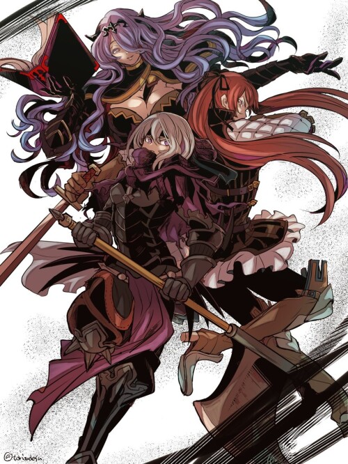  camilla selena and beruka fire emblem and 1 more drawn by torisudesu sample fe716dd32bffa3d482062e6