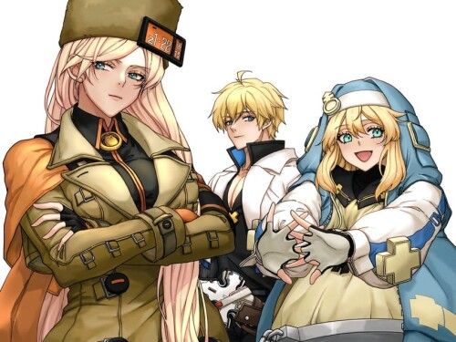  bridget millia rage and ky kiske guilty gear and 1 more drawn by ebi pri shrimp sample f4a41e998154