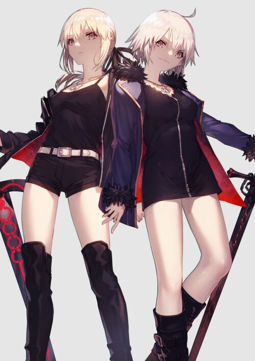  artoria pendragon jeanne d arc alter saber alter jeanne d arc alter and saber alter fate and 1 more