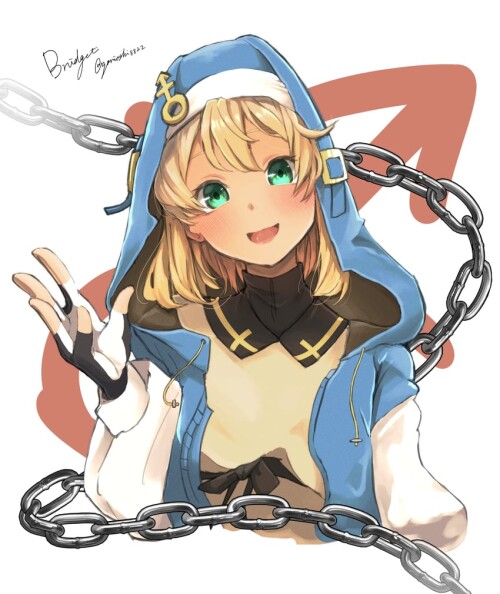 bridget guilty gear and 1 more drawn by gorioshi0802 sample a3f54064e1546663dcd9470e4c96fdd1