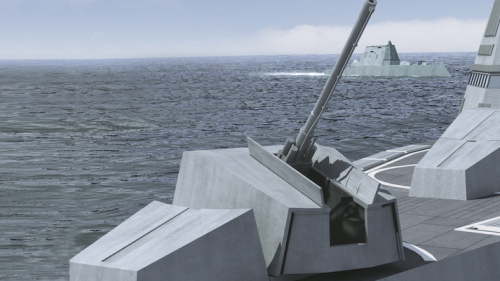 zumwalt 155m AGS cannon