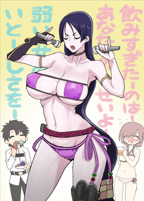  mash kyrielight fujimaru ritsuka minamoto no raikou minamoto no raikou and mash kyrielight fate and