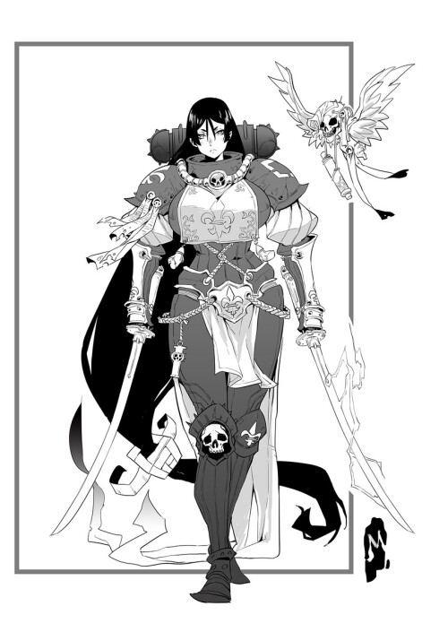 minamoto no raikou and adepta sororitas fate and 2 more drawn by rmulderz sample da6a7434b11b9c3591
